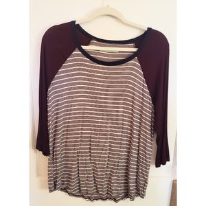 maurices 24/7 baseball tee